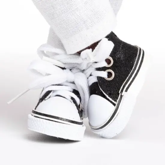 HarperIman Yumi 14'' Plush Linen Doll image {5}