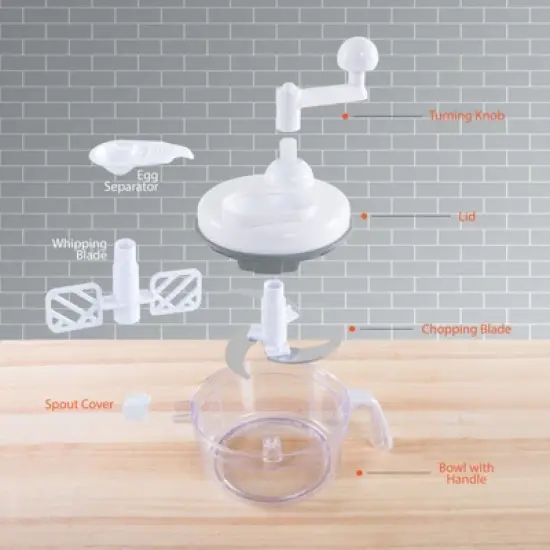 Ultra Chef Express 7 in 1 Food Chopper - As Seen on TV Manual Food Processor image {5}