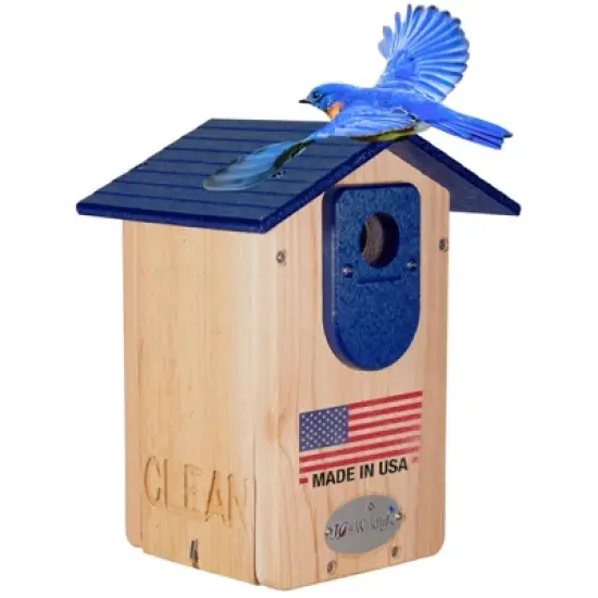 Cedar Ultimate Bluebird House (Blue) image {10}