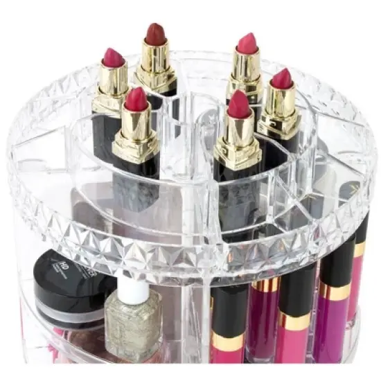 Sorbus 360 Rotating Makeup Organizer - Spinning cosmetics organizer, Adjustable Shelves for Make Up, Perfume & more image {4}