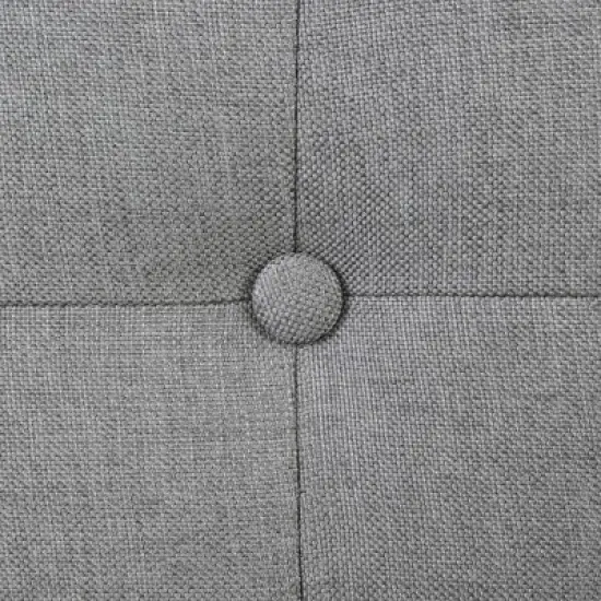 Dylane Upholstered Platform Bed and Headboard Pale Soft - South Shore image {8}