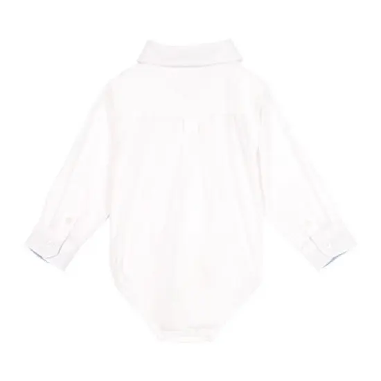 Andy & Evan Toddler White Poplin Button Down Shirt, Size 18/24 image {2}