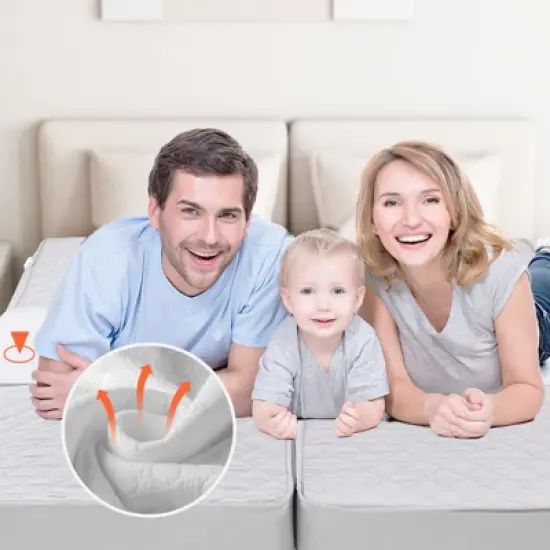 VEVOR Bed Bridge, King Bed Converter Kit, Split King Gap Filler for Adjustable Bed Mattress Connector Mattress Gap Filler image {1}