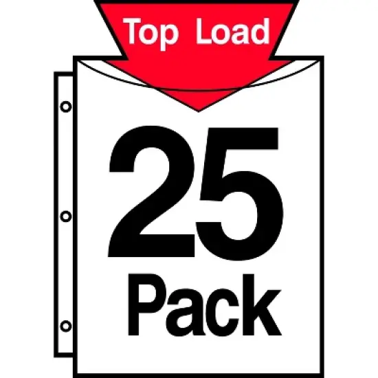 Avery Diamond Clear Secure Top Sheet Protectors, Super Heavyweight, 25 Page Protectors (76000) image {3}