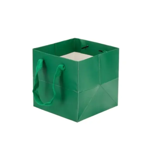 Unique Bargains Paper Bag with Handle Pack Bouquet Packaging Bag 12 pcs image {7}