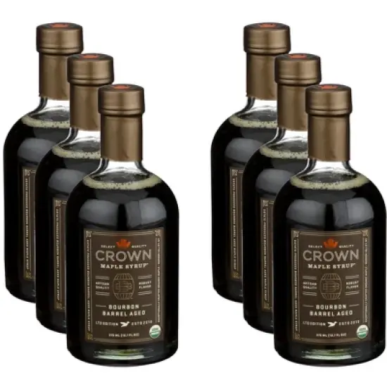 Crown Maple Syrup Bourbon Barrel Aged - Case of 6 - 12.7 fl oz image {2}