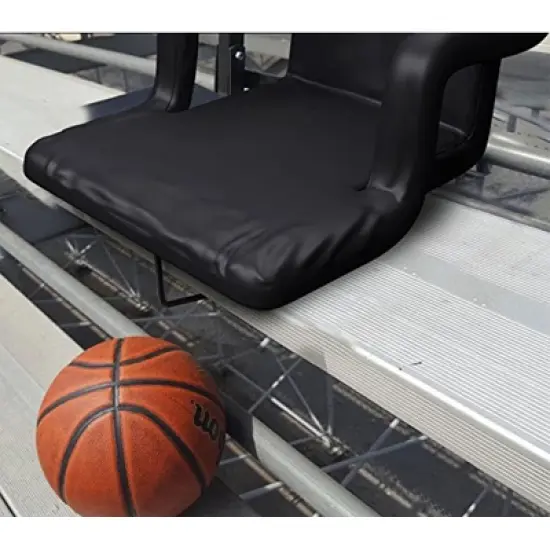 Hastings Home Stadium Chair for Bleachers- Back Support, Arm Rests, Portable Carry Straps and 6 Reclining Positions image {7}
