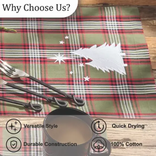 Park Designs North Star Green Table Runner 13" X 36" image {4}