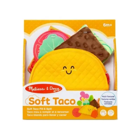 Melissa & Doug Multi-Sensory Soft Taco Fill & Spill Infant Toy image {2}