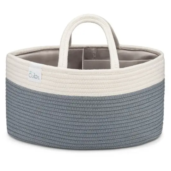 Large Portable Baby Diaper Caddy Organizer Nursery Storage Bin and Car Travel Basket by Comfy Cubs image {4}