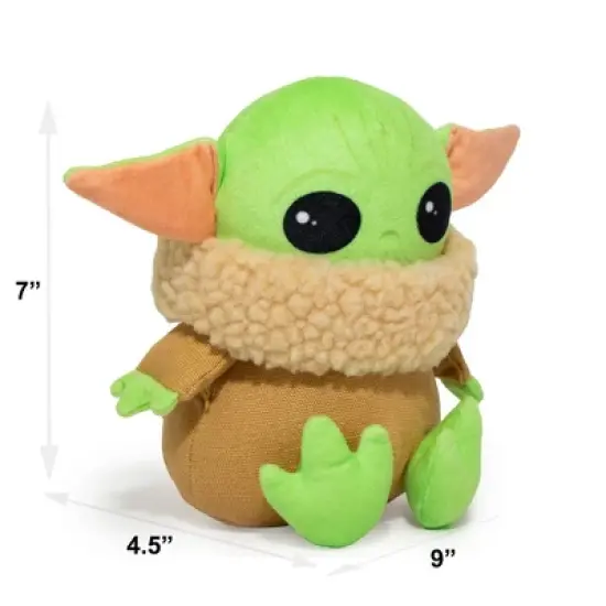 Buckle-Down Dog Toy Squeaker Plush - Star Wars The Child Sitting Pose image {3}
