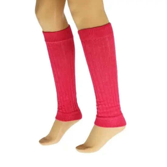 Retro-Inspired Cotton Leg Warmers for Women Soft, Stretchy, 20&rdquo; Long Knit Warmers 1 Pair image {1}
