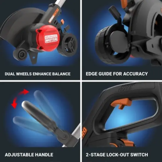 Worx Nitro WG898 20V Brushless 7" Cordless Edger image {3}