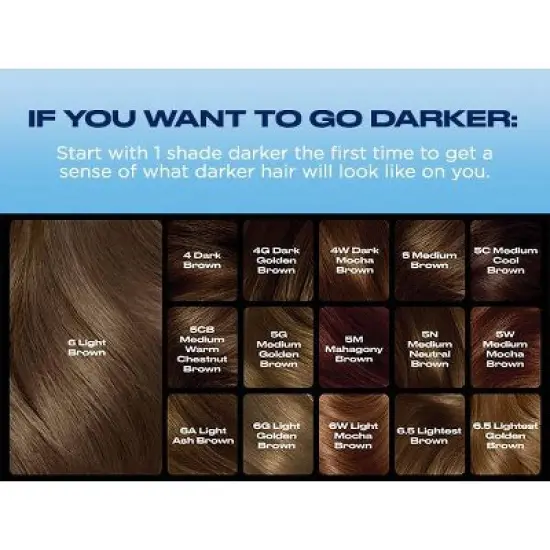 Clairol Nice'n Easy Permanent Hair Color - Brown image {6}