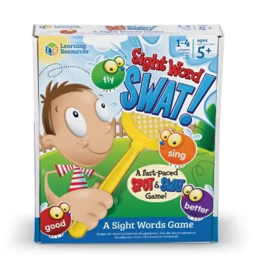 Learning Resources Sight Word Swat&reg; a Sight Word Early Reading Game, 114 Pieces, Ages 5+ image {3}