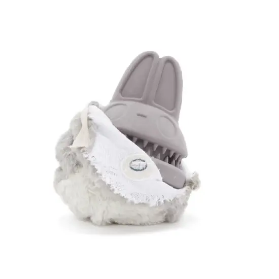 BARK Super Chewer Rubber Rabbit Dog Toy - Hare Raiser image {1}