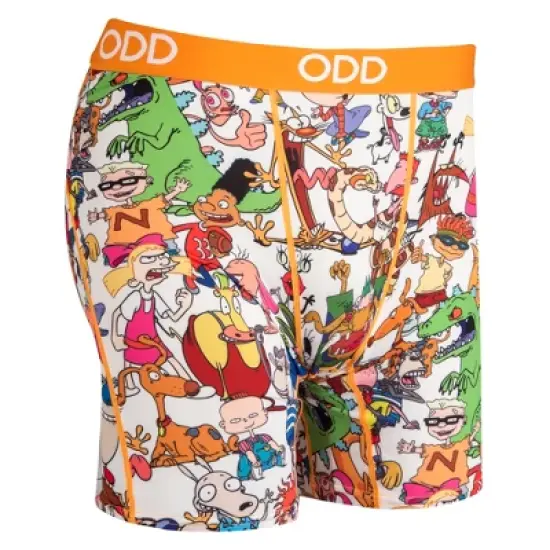 Odd Sox, Funny Men's Boxer Briefs Underwear, Nickelodeon Cartoons Novelty Print image {2}