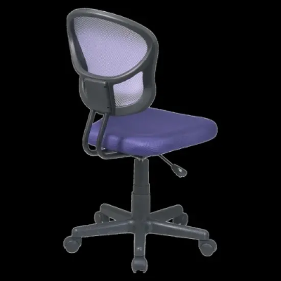Mesh Task Chair Purple - OSP Home Furnishings image {2}