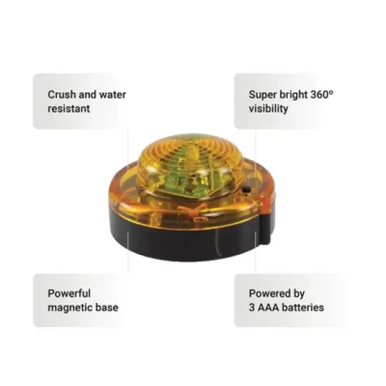 GT-Lite LED Roadside Emergency Beacon Yellow image {8}