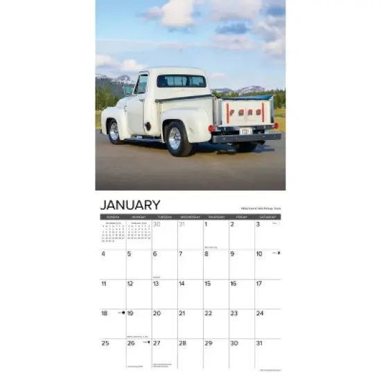 Willow Creek Press 2026 Classic Pickups Wall Calendar image {2}