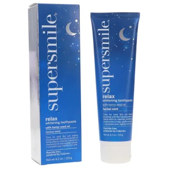 Supersmile Professional Relax Whitening Toothpaste with Hemp Seed Oil Herbal Mint 4.2 oz image {8}