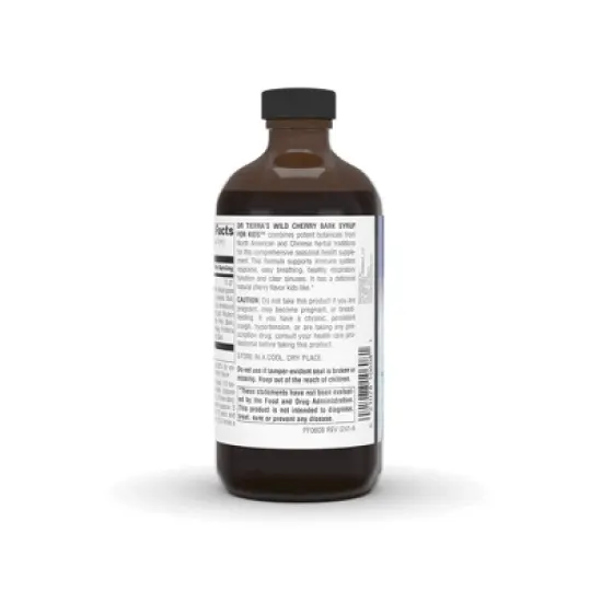 Dr Tierra'S Wild Cherry Bark Syrup For Kids by Planetary Herbals  -  8 oz Liquid image {1}