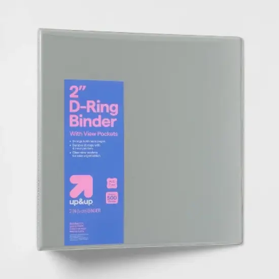 2" 3 Ring Binder Clear View - up&up&trade; image {5}
