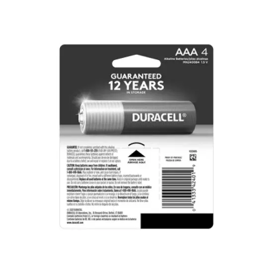 Duracell Coppertop AAA Batteries - Alkaline Battery image {1}