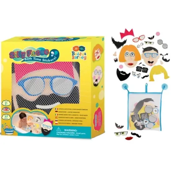 Buddy & Barney: Silly Faces Bath Time Stickers - Age 3+ image {6}