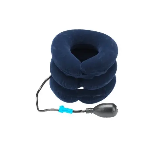 OTC Cervical Traction Unit, Head Neck Spine, Inflatable, Select Series, Navy image {1}