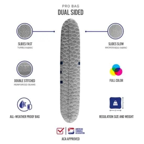 Gameday College Town Synergy Pro Gray Cornhole Bags (Set of 4) image {2}