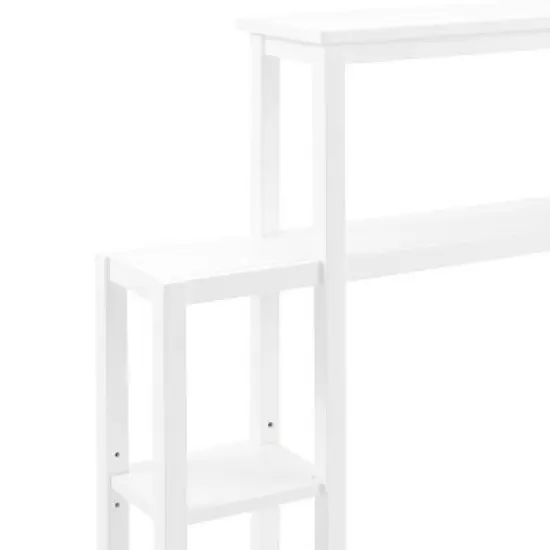 Dover Over the Toilet Organizer with Side Shelving White - Alaterre Furniture image {5}