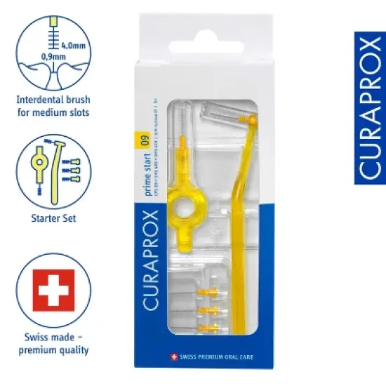 Curaprox CPS 09 Prime Start Interdental Brushes &ndash; Ultra-Fine Cleaning for Tight Spacesk, 5 pcs image {2}