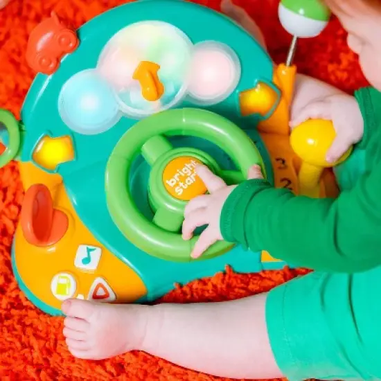 Bright Starts Lights & Colors Driver Steering Wheel Baby Toy image {10}