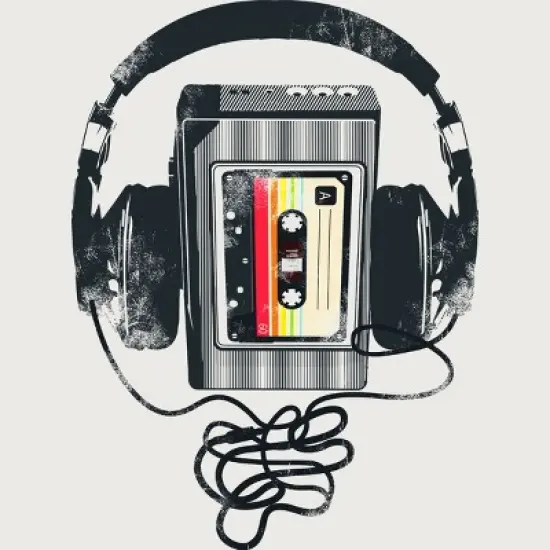 Junior's Design By Humans Sound Trip By clingcling T-Shirt image {1}