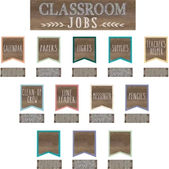 Teacher Created Resources&reg; Home Sweet Classroom Jobs Mini Bulletin Board Set image {2}
