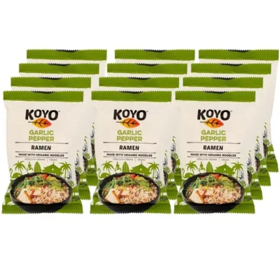 Koyo Garlic Pepper Ramen - Case of 12/2.1 oz image {6}