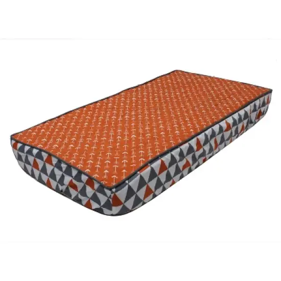 Bacati - Playful Fox Quilted Changing Pad Cover image {7}