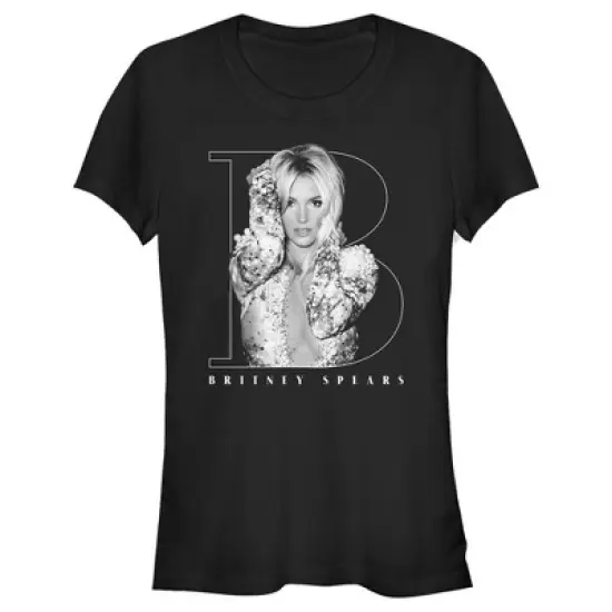 Junior's Britney Spears Pop Star Frame T-Shirt image {3}