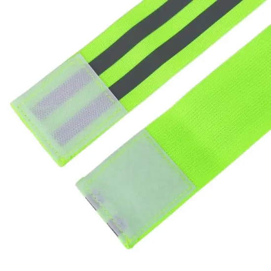 Unique Bargains Reflective Bands for Wrist Reflective Wristbands High Visibility Night Safety Cycling Reflector Tape Straps Bracelet 4 Pcs image {7}