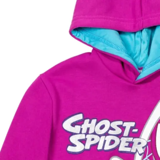 Marvel Spidey and His Amazing Friends Ghost-Spider Girls Pullover Hoodie Little Kid image {4}