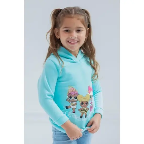L.O.L. Surprise! Queen Bee Diva Girls Fleece Pullover Hoodie Little Kid to Big Kid image {1}