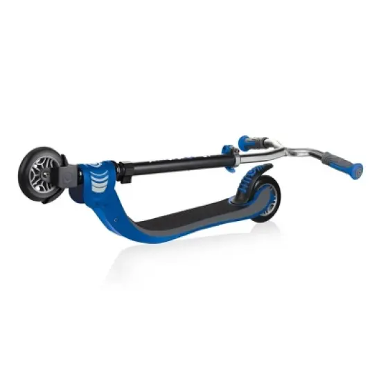 Globber Flow 125 Foldable 2 Wheel Kids' Kick Scooter - Navy Blue image {4}