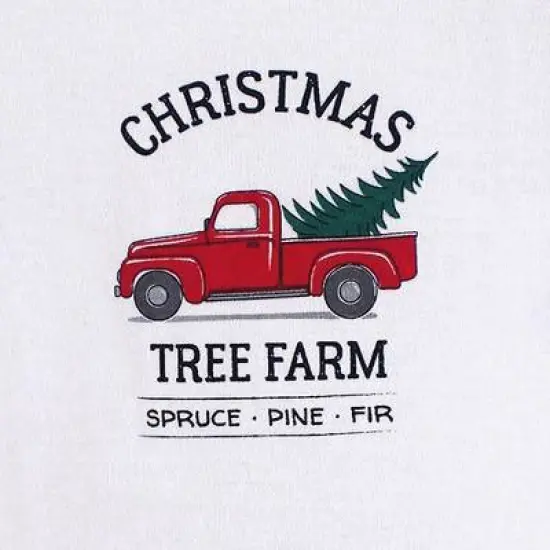 Hudson Baby Infant Unisex Cotton Bodysuit and Pant Set, Christmas Tree image {2}