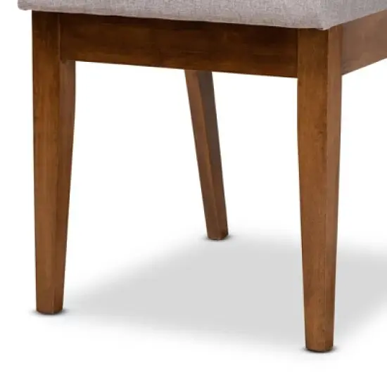 2pc Octavia Wood Dining Chair Set - Baxton Studio image {4}