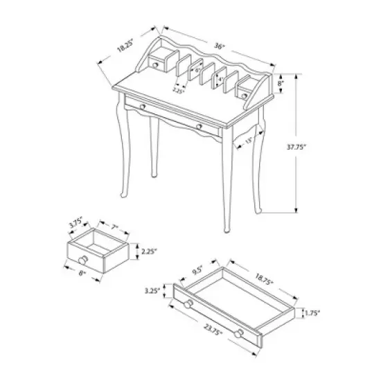 Traditional Desk - EveryRoom image {3}