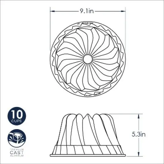 Nordic Ware Kugelhopf Bundt&reg; Pan image {6}