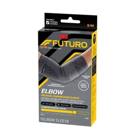 FUTURO Premium Compression Elbow Sleeve image {10}