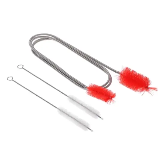Unique Bargains Flexible Durable Rotatable Bristles Tube Cleaning Brush 1 Set image {7}
