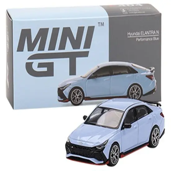 Hyundai Elantra N Performance Blue Limited Edition to 1440 pieces Worldwide 1/64 Diecast Model Car by True Scale Miniatures image {3}